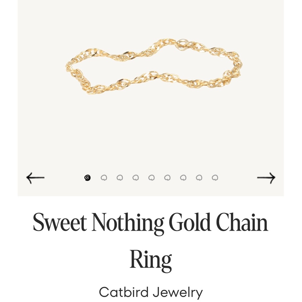 Catbird Sweet Nothing Rings - SET OF THREE